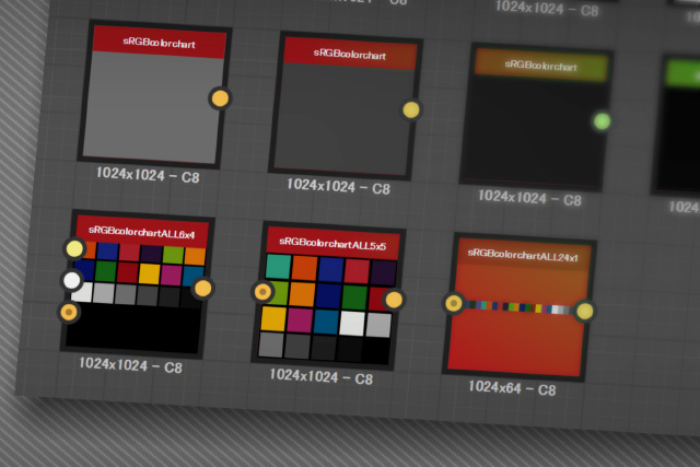 SubstanceDesigner：マクベスチャート色を出力するカラーパレットノード
