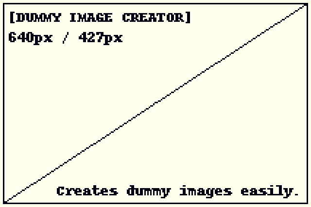ダミー画像を生成するコマンドラインツール